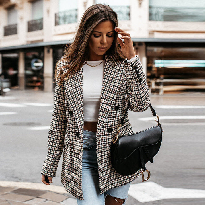 NALA - Checkered Blazer