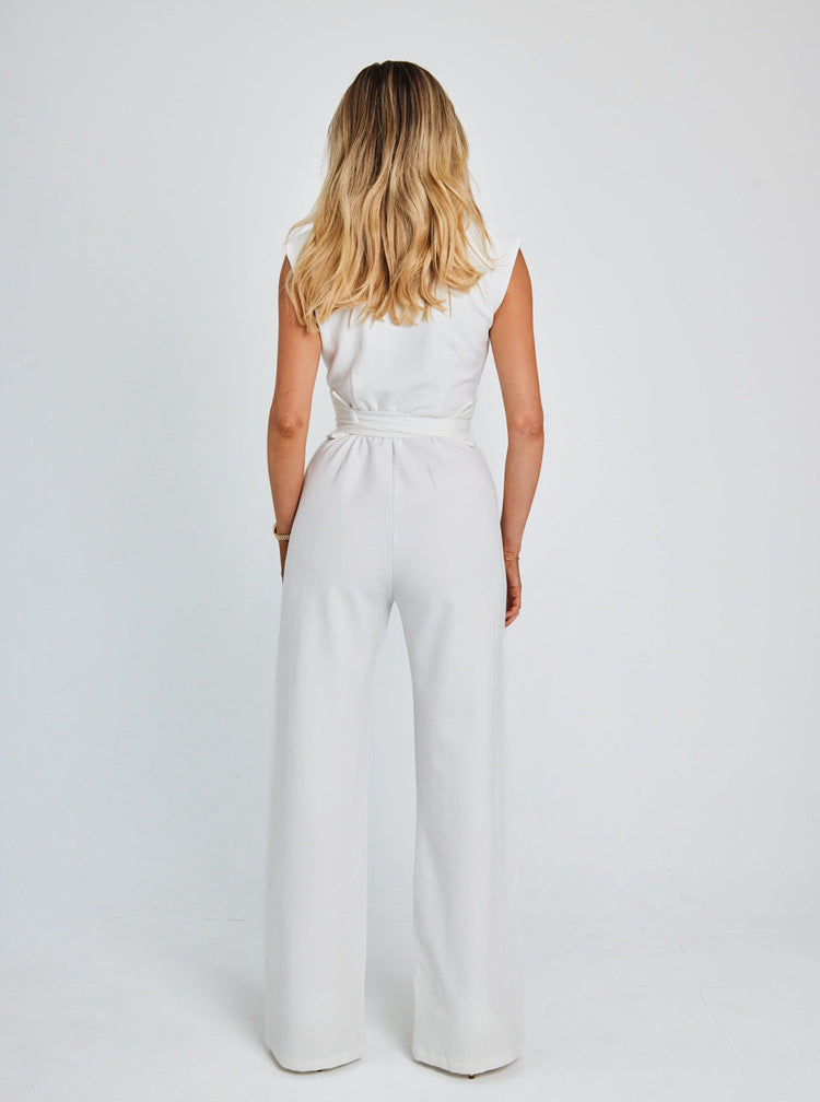 ODD - Sleeveless Wide Leg Jumpsuit