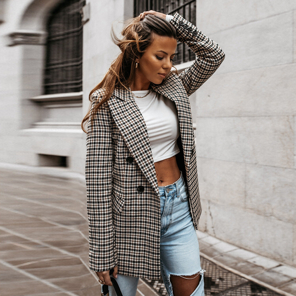 NALA - Checkered Blazer