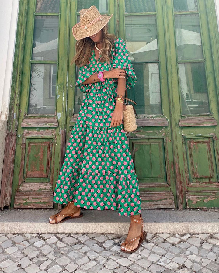 LUCILLE - Boho Maxi Dress