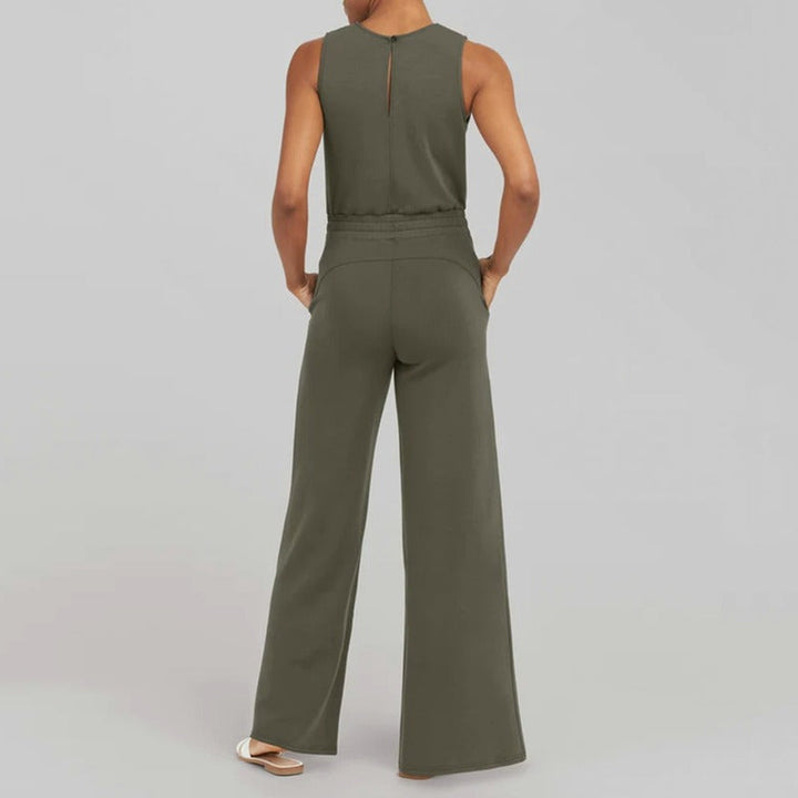 ISIDORE - Air Essentials Sleeveless Plain Jumpsuit