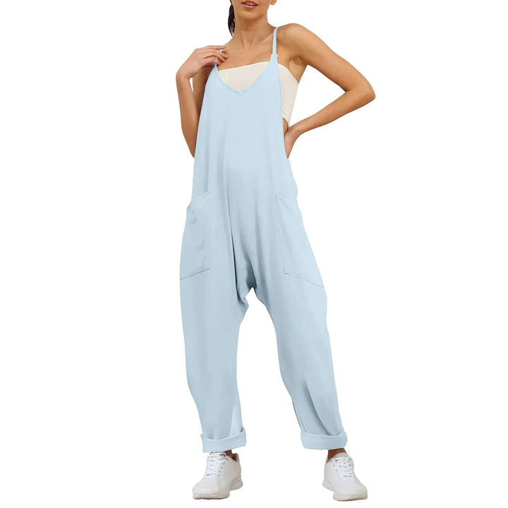 JUMPR - Jumpsuit with wide legs and pockets