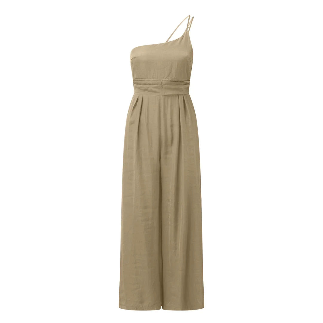 LIVV - Linen Sling Jumpsuit with Wide Legs