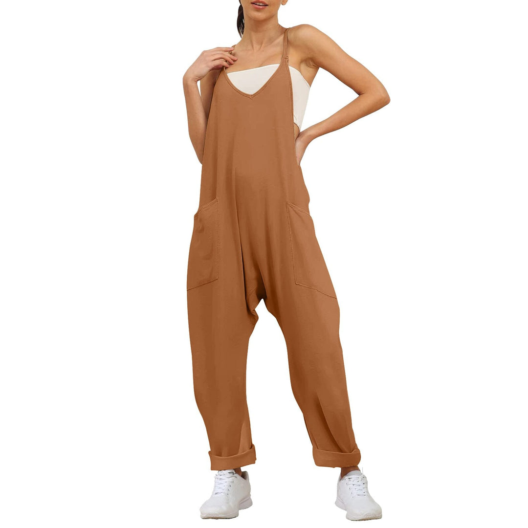 JUMPR - Jumpsuit with wide legs and pockets