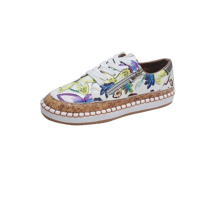 GAIA - Floral Print Women's Sneakers