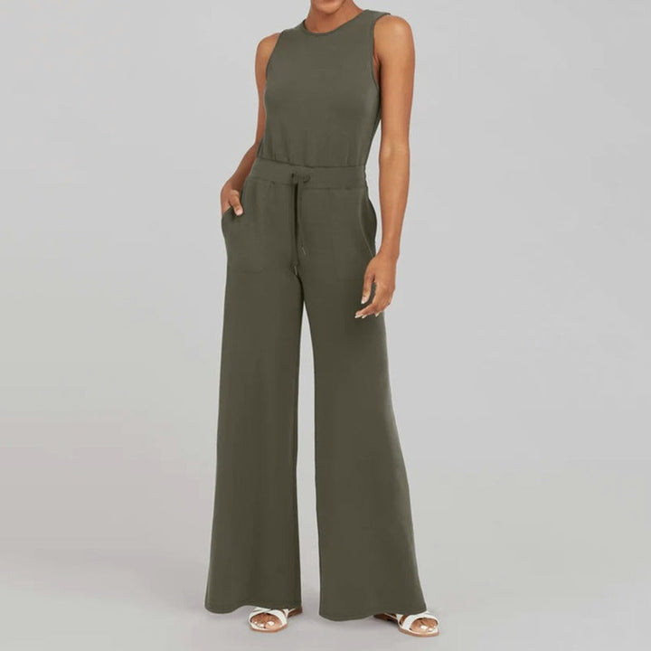 ISIDORE - Air Essentials Sleeveless Plain Jumpsuit