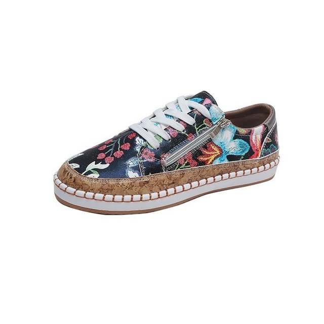 GAIA - Floral Print Women's Sneakers