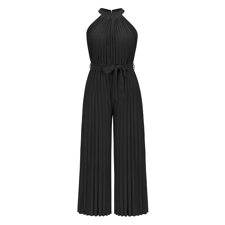 LUCY - Pleated Jumpsuit With Belt