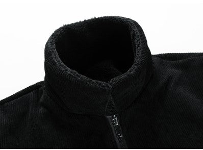 JIMMY - Bomber Jacket With Wool Lining