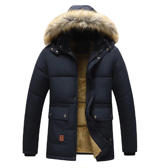 ENZO - Winter Parka With Detachable Hood