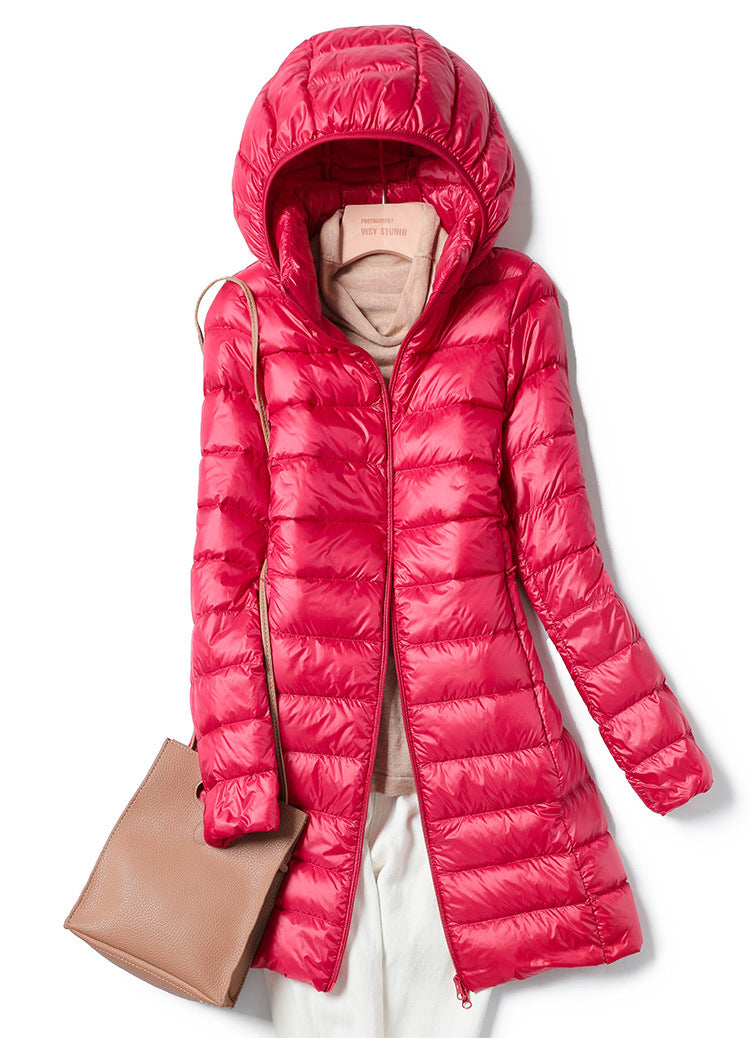 CLAIRE - Long Ultralight Puff Down Jacket