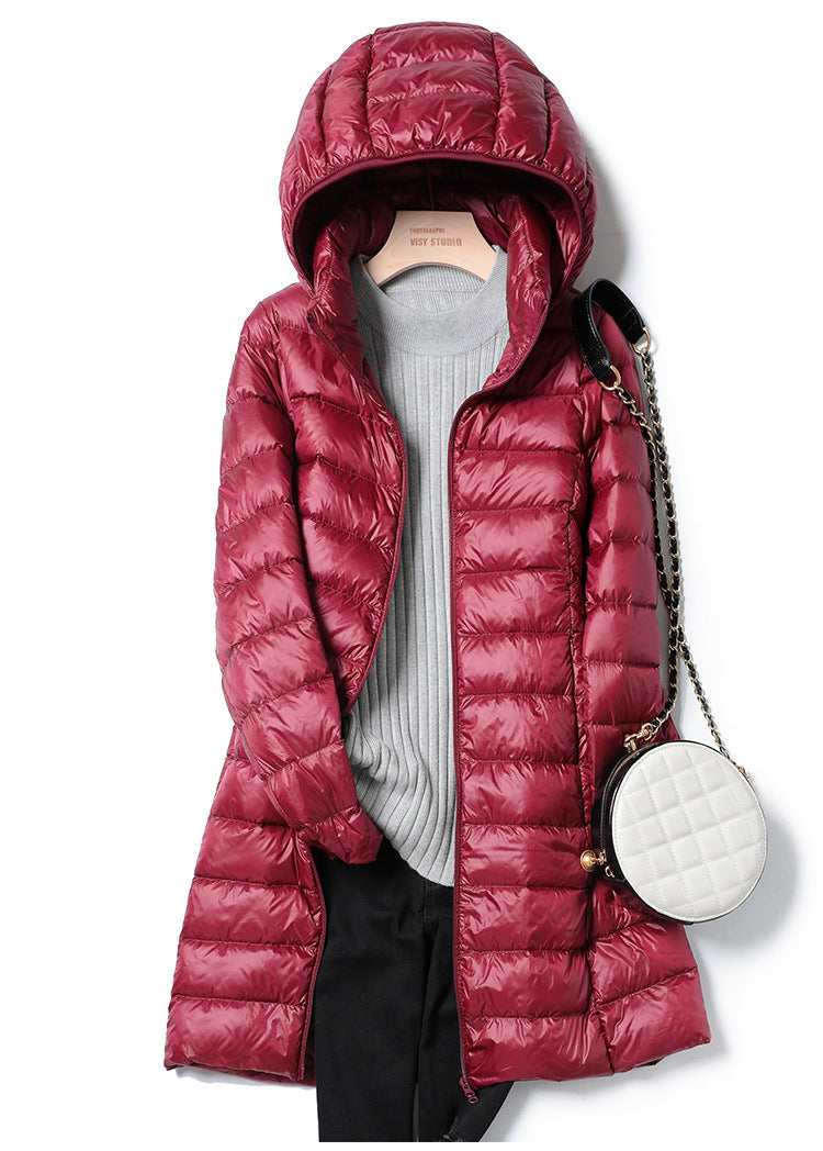 CLAIRE - Long Ultralight Puff Down Jacket