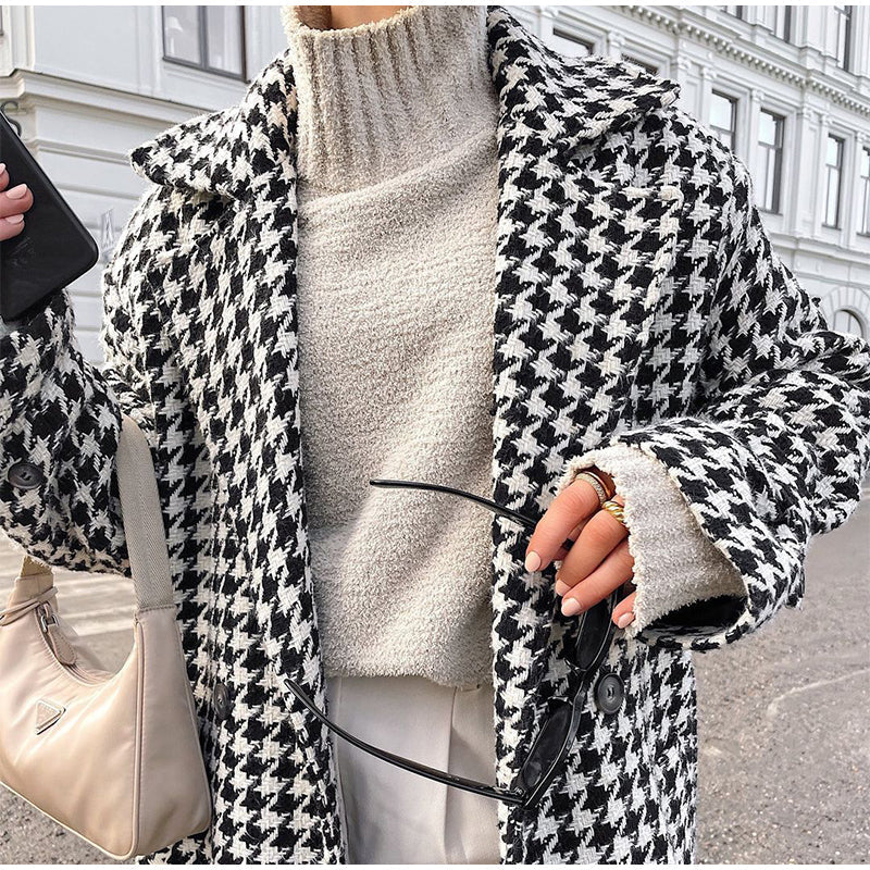 HOUNDSTOOTH - Trench coat