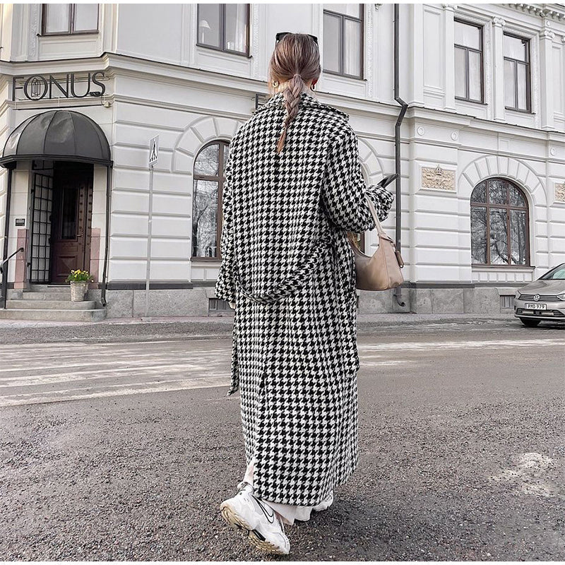 HOUNDSTOOTH - Trench coat