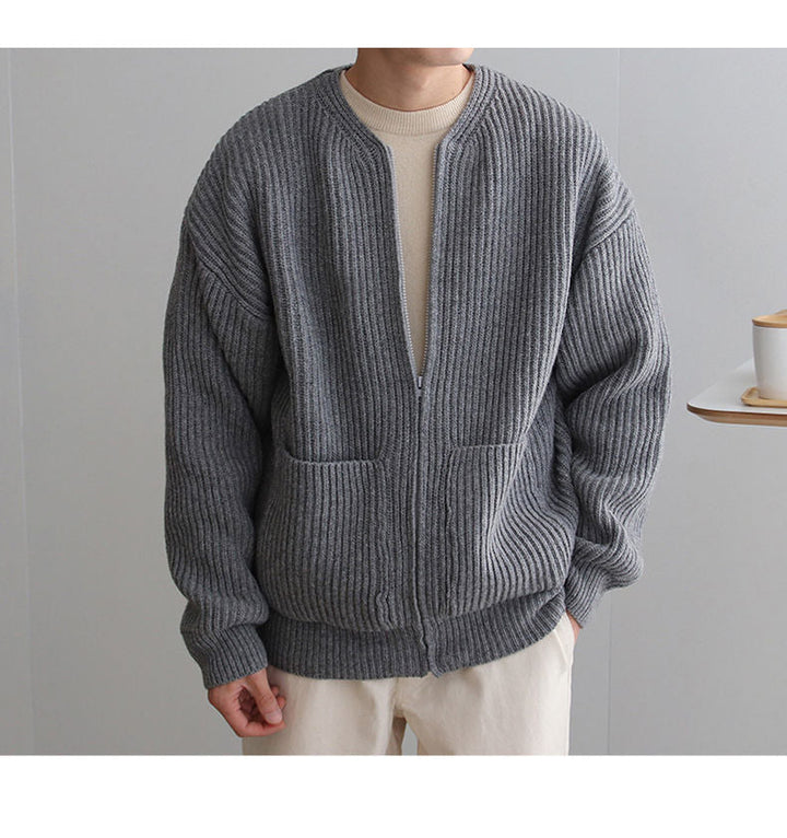 ICAR - Knitted Cardigan With Zipper