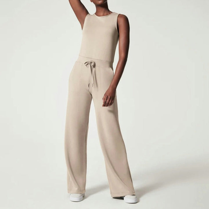 ISIDORE - Air Essentials Sleeveless Plain Jumpsuit